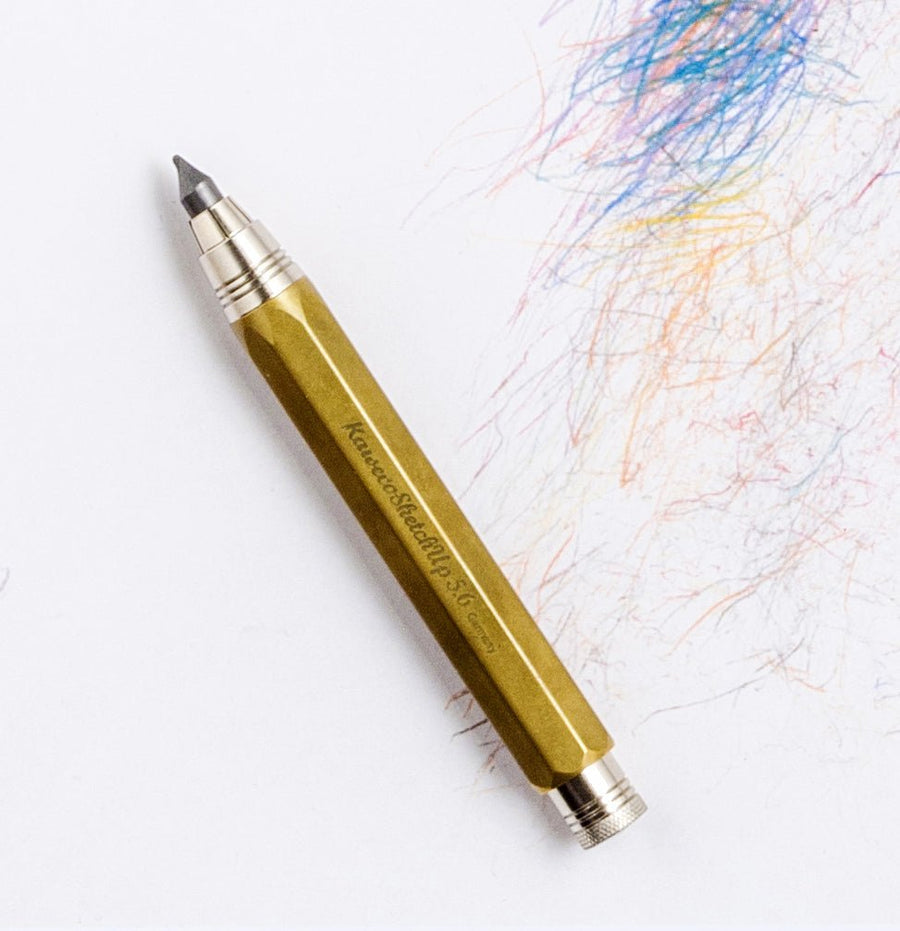 Raw Brass Clutch Pencil