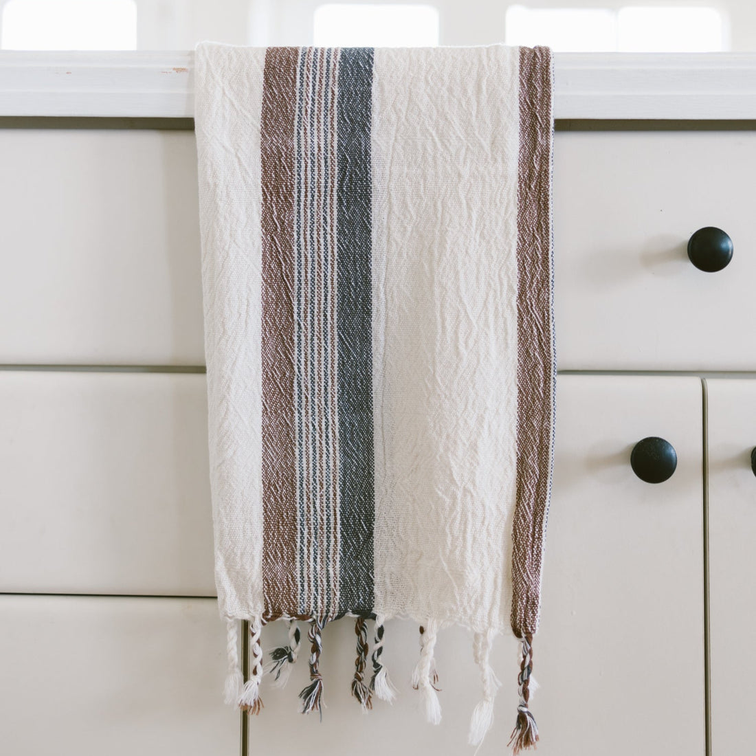 Brown Cream Nomad Hand Towel