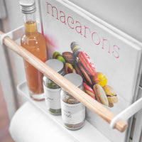 Magnetic Kitchen Organizer - Steel + Wood