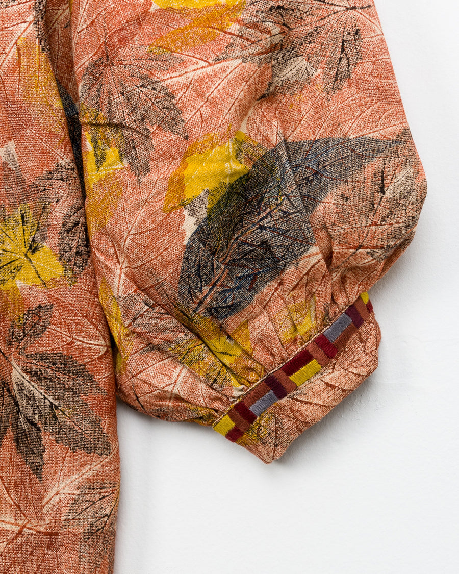 Devika Peasant Top in Leaf