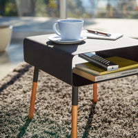 Storage Table - Tall (23" H)  - Steel + Wood
