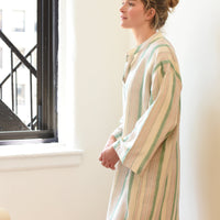 Green Ivory Montauk Long Sleeve Maxi Kaftan