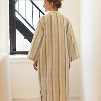 Green Ivory Montauk Long Sleeve Maxi Kaftan