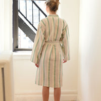 Green Ivory Montauk Long Bathrobe