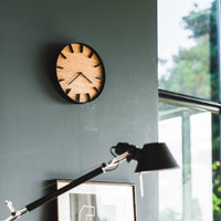 Wall Clock - Steel + Wood