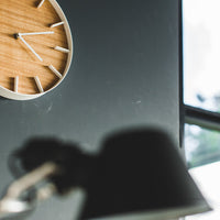 Wall Clock - Steel + Wood