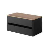 Paper Towel Dispenser - Steel + Wood