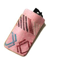 #008 Pink Sabra Silk Eyeglass Case