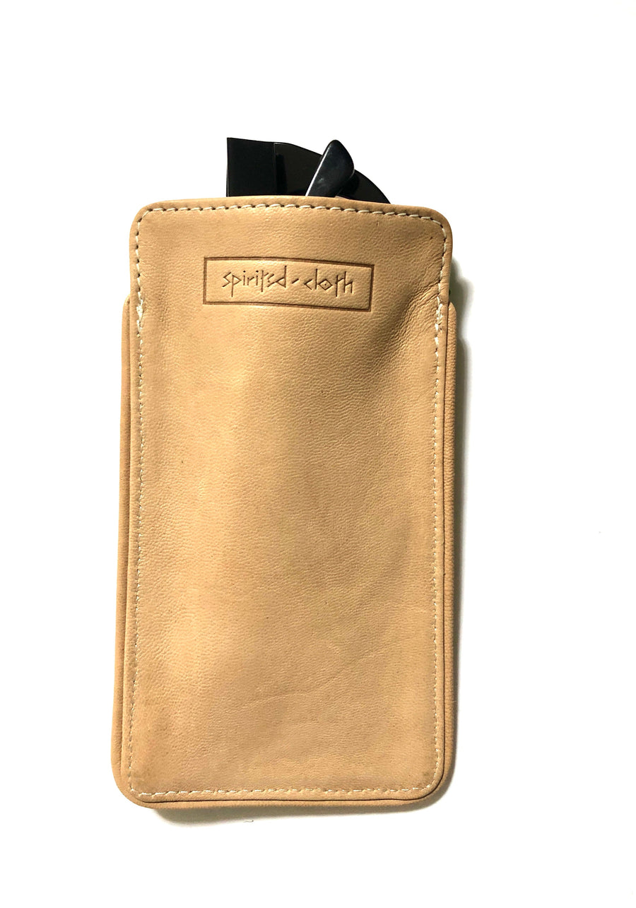 #008 Pink Sabra Silk Eyeglass Case