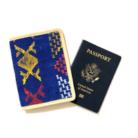 #003 Ink Blue  Sabra Silk Passport Wallet