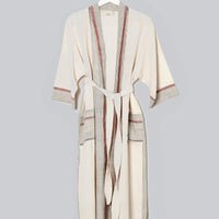 Ivory Cherry Tribeca Long Bathrobe