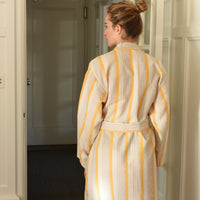 Yellow Ivory Montauk Long Bathrobe