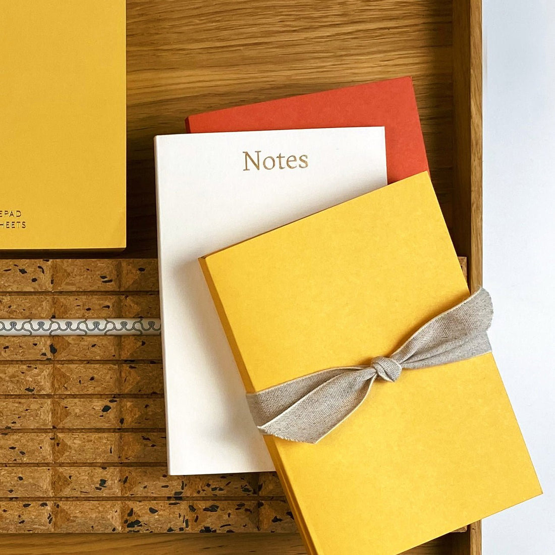 Ivory  Multi-color Edged Jotters