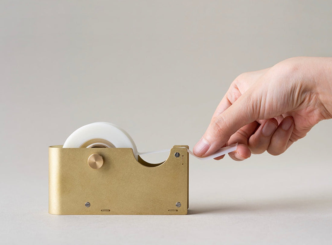 Korean Brass Tape Dispenser: Single
