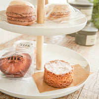 Serving Stand - Steel + Wood