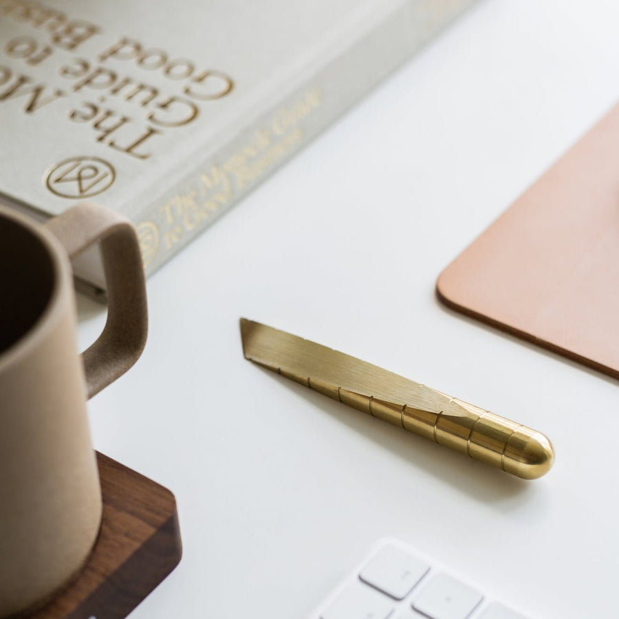 Desk Knife: Stainless Steel