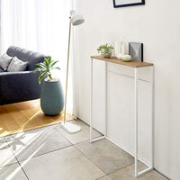 Narrow Entryway Console Table (32" H)  - Steel