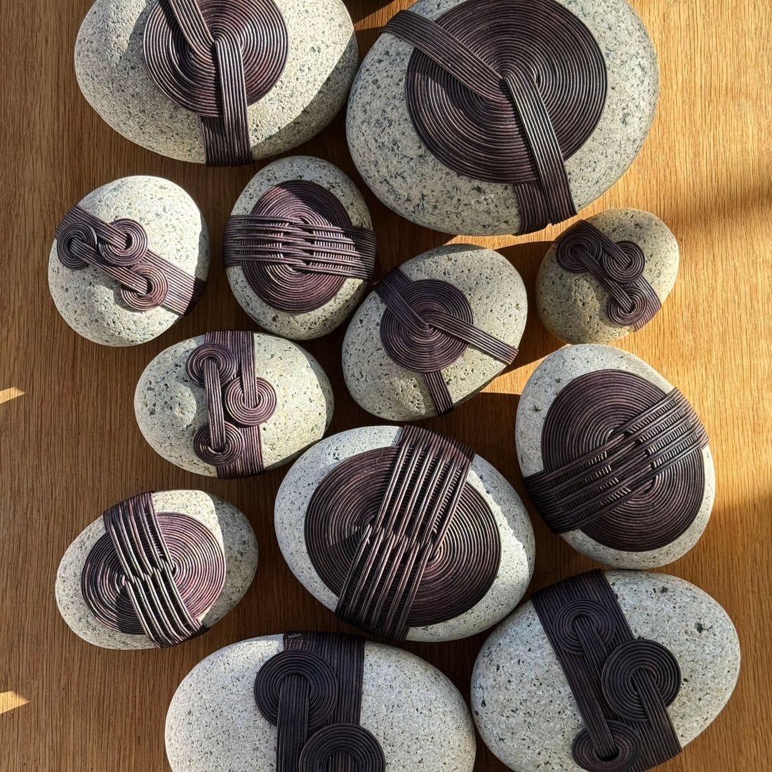 Sandra Simonson Wrapped Stones