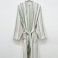 Green Ivory Montauk Long Bathrobe