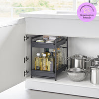 Two-Tier Pull-Out Shelf - Steel