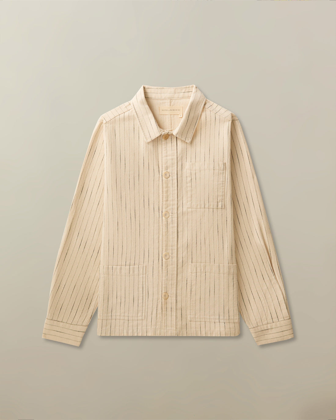 Clint Jacket in Cotton Stripe