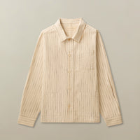 Clint Jacket in Cotton Stripe