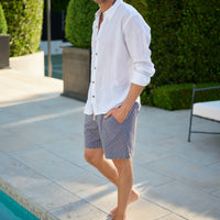 Dillon Short in Cotton Dobby