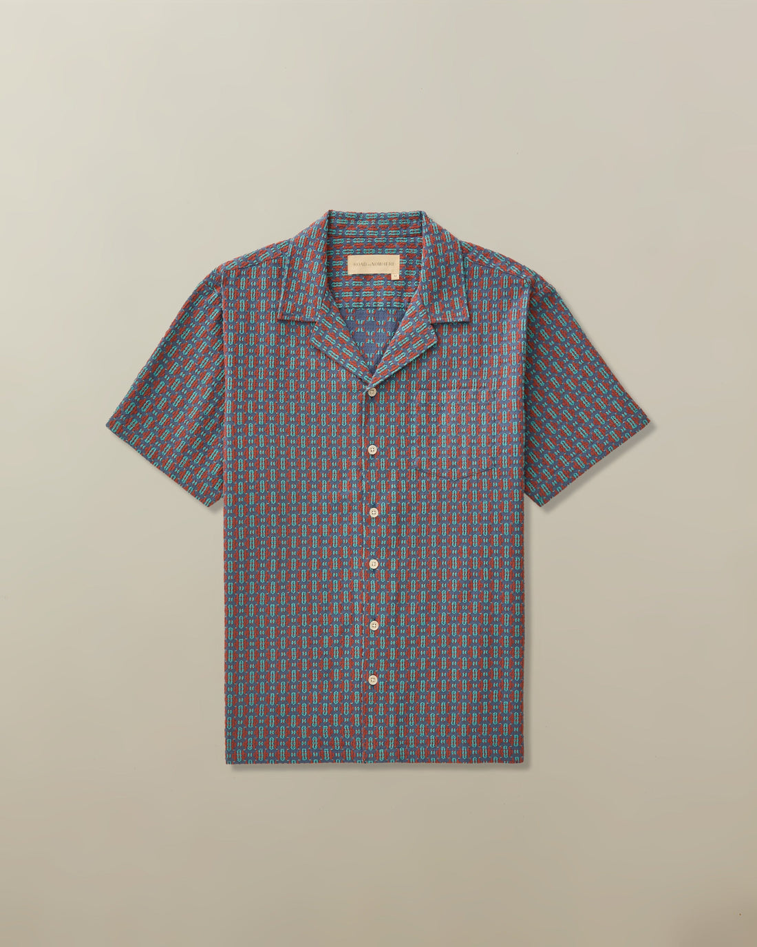 Fez Shirt in Cotton Dobby