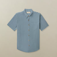 Hudson Shirt in Garment Dyed Linen