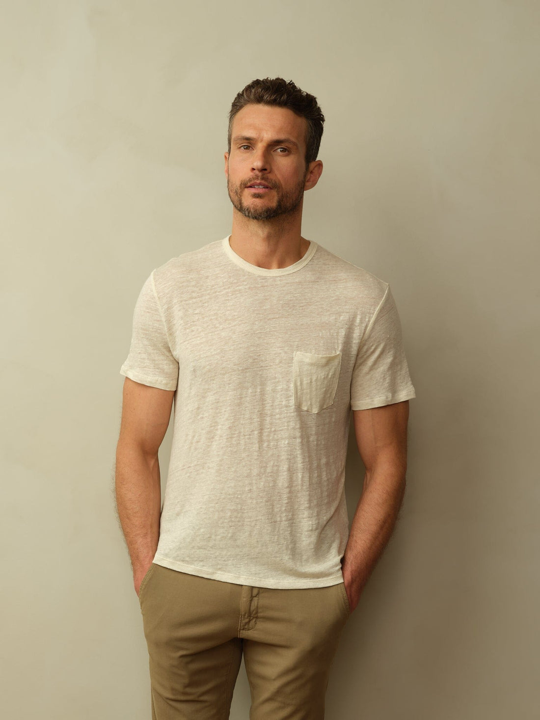 Jackson Tee in Linen