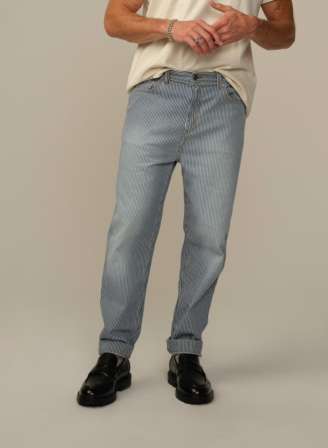 Pilon Jean in Railroad Denim