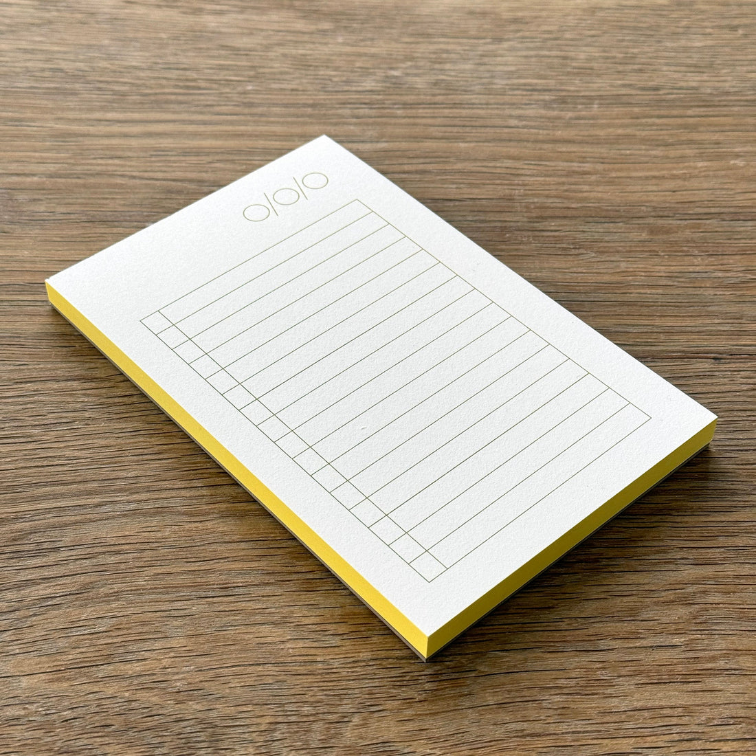 List Pad: Grey/Green
