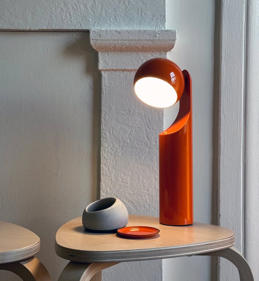 Mono Portable Lamp: Tangerine