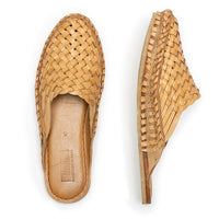 Women's Woven Slide in Honey + No Stripes