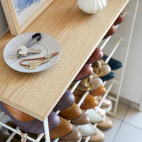 Six-Tier Shoe Rack (34" H)  - Steel