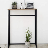 Narrow Entryway Console Table (32" H)  - Steel