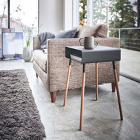 Storage Table - Tall (23" H)  - Steel + Wood