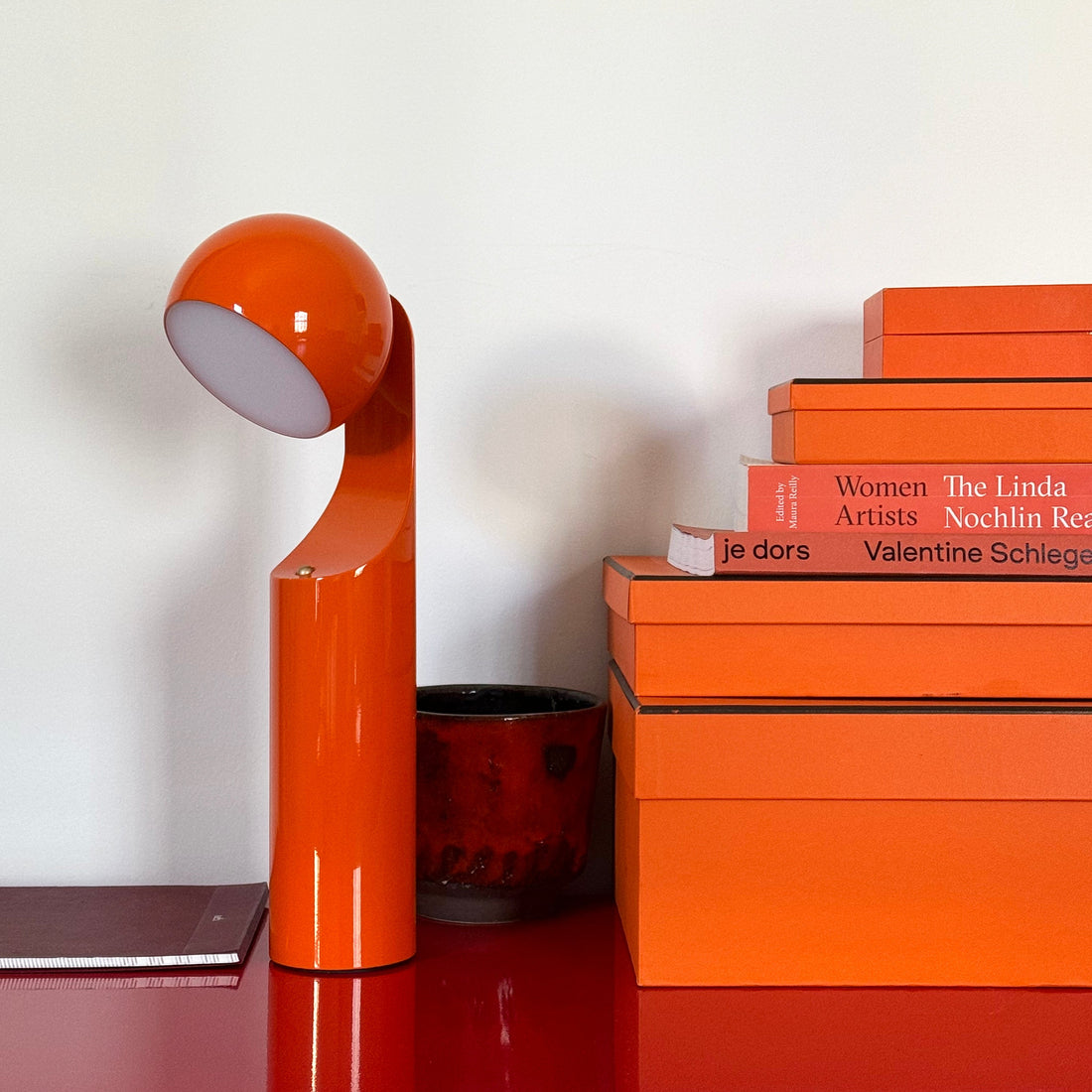 Mono Portable Lamp: Tangerine