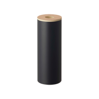 Round Tissue Case - Steel + Wood