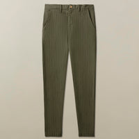 Pilon Trouser in Cotton Stripe