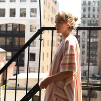 Pink Ivory Montauk V-Neck Kaftan