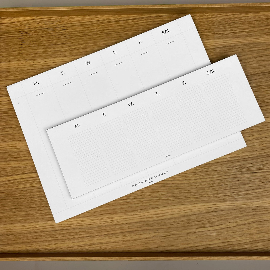 Keyboard Planners edged in Gold, Yellow, or Blush