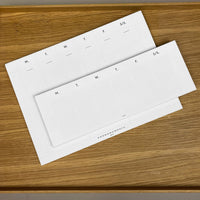 Keyboard Planners edged in Gold, Yellow, or Blush