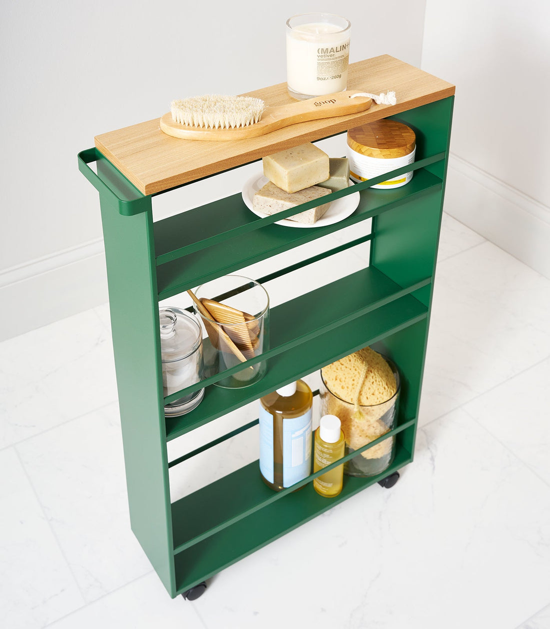 Slim Storage Cart (32" H)  - Steel