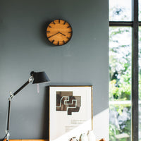 Wall Clock - Steel + Wood