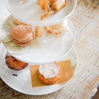 Serving Stand - Steel + Wood