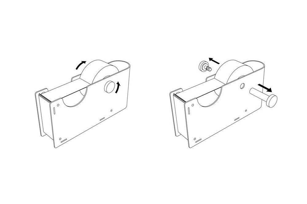 Korean Brass Tape Dispenser: Single