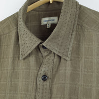 S/S Kabir Shirt in Mockleno Hatch Check Sage