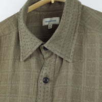 S/S Kabir Shirt in Mockleno Hatch Check Sage