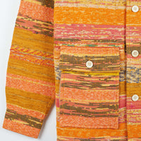 Akash Chore Coat in Khes Multi Stripe Marigold